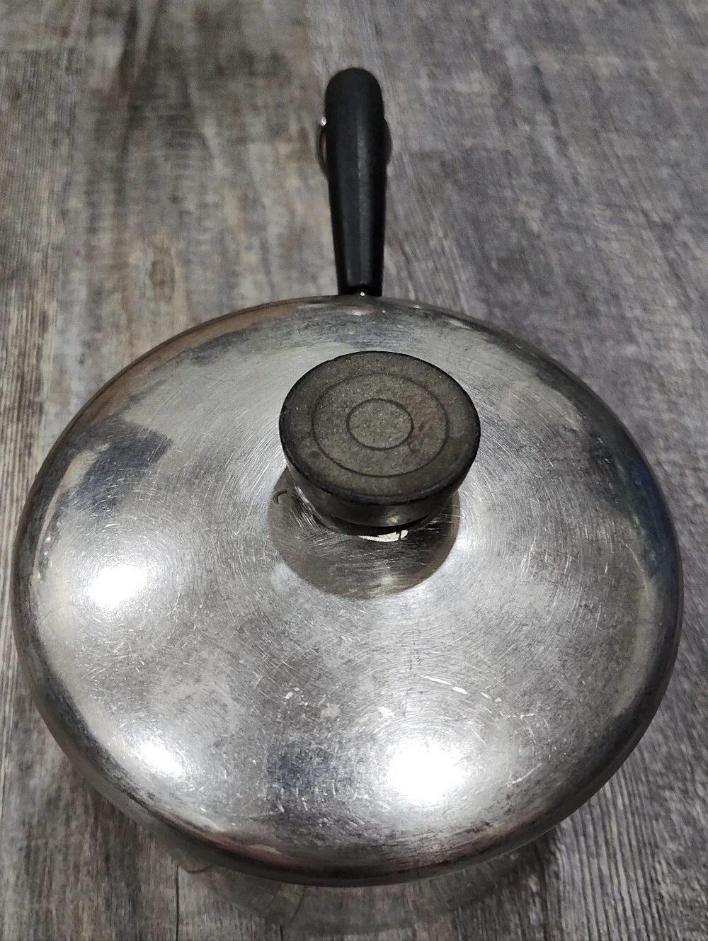 1801 Revere Ware 2 QT Quart Sauce Pan Copper Clad Bottom With Lid Made In USA